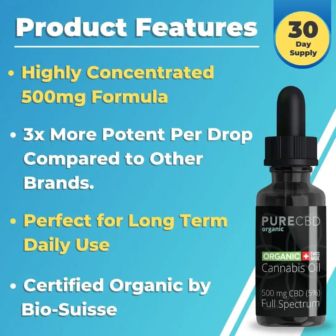Full Spectrum CBD Oil 500mg | Pure Organic CBD