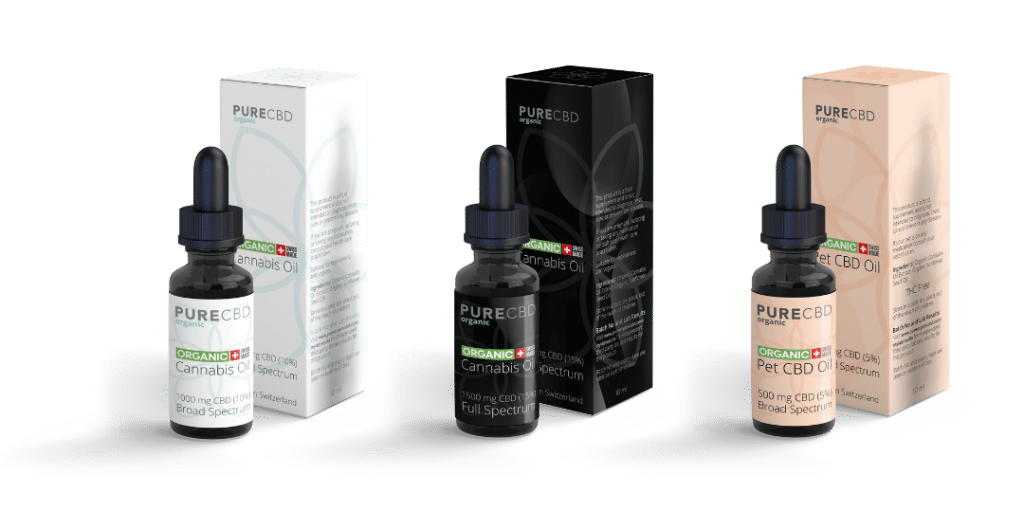 Pure Organic CBD Markenbotschafter für Ölprodukte