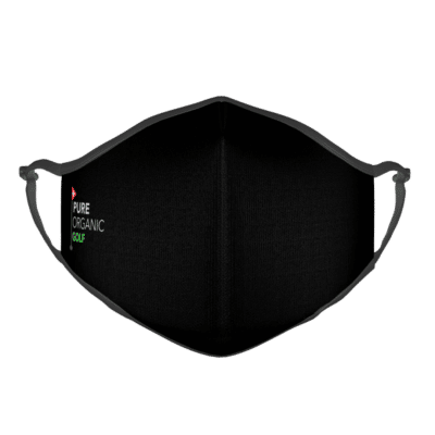 Pure Organic Golf Face Mask Front View