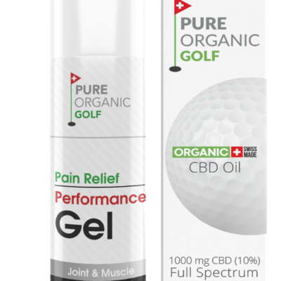 pure organic golf CBD cream and CBD oil