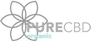 O logotipo da Pure Organic CBD
