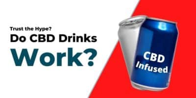 Do CBD bebidas funcionam? Arte do artigo principal por Pure Organic CBD