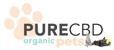 The official logo for Pure Organic CBD for Pets.