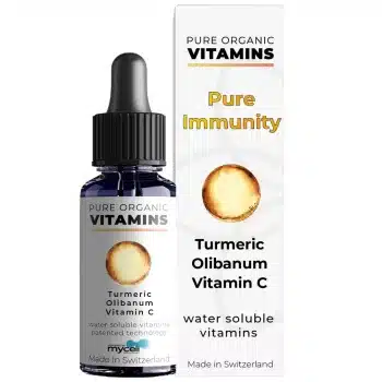 Kurkuma-, Olibanum- und Vitamin-C-Ergänzungsmittel von Pure Organic Vitamins