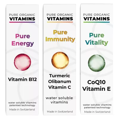 Pack combo de vitamines biologiques pures. Économisez sur ce paquet de vitamines valable 40 jours.