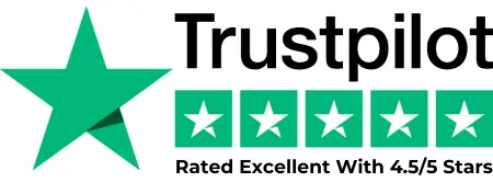 Pure Organic CBD a une note de 4.5 étoiles sur Trustpilot pour la qualité des produits et du service.